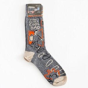 💥BUY 5 GET 3 FREE Here Comes Cool Dad Socks, Size Men's 7-12, Originally $16.50